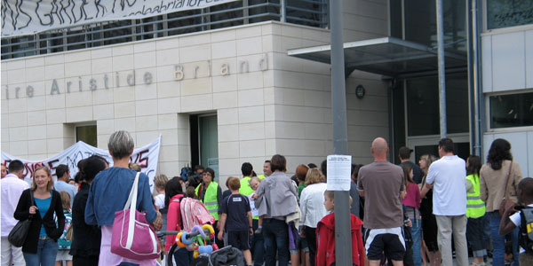 blocus Blocage école